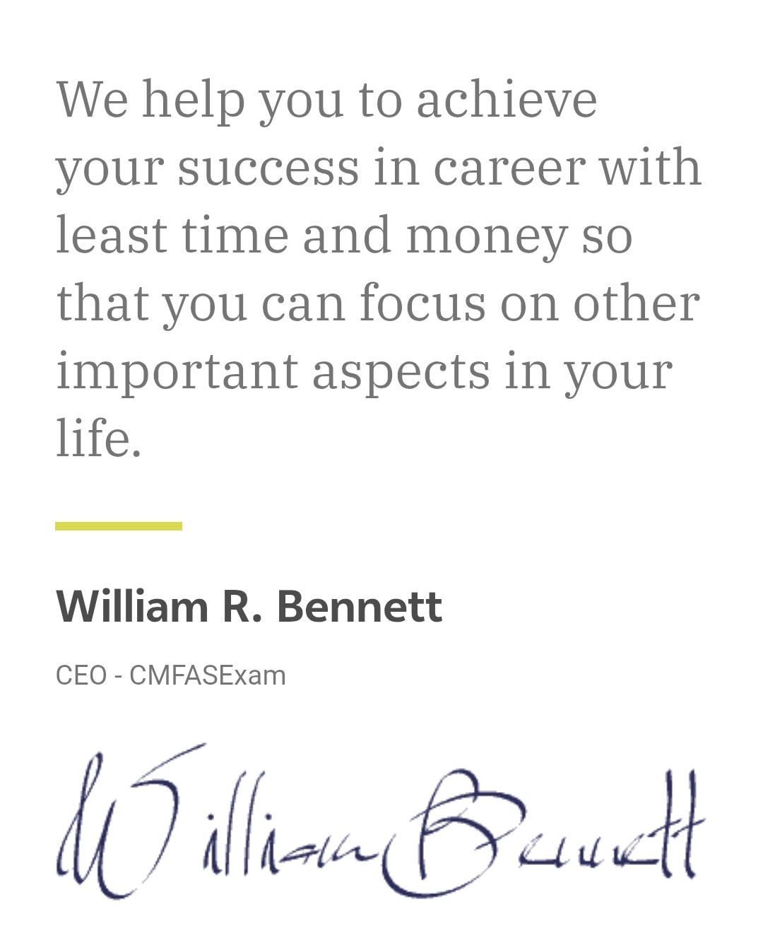 Screenshot of CEO claim